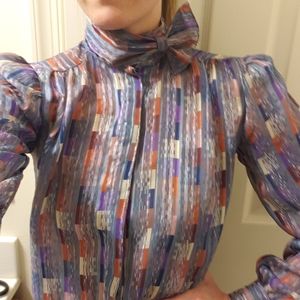 Vintage sheer blouse